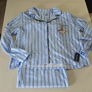 Nautica Women's 2 Piece Pajama Set, Size LG
